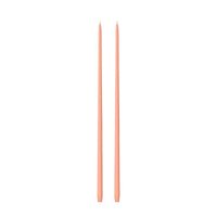 Peach 65cm Taper Candles - Pack of 96
