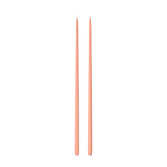 Peach 65cm Taper Candles Pack of 2