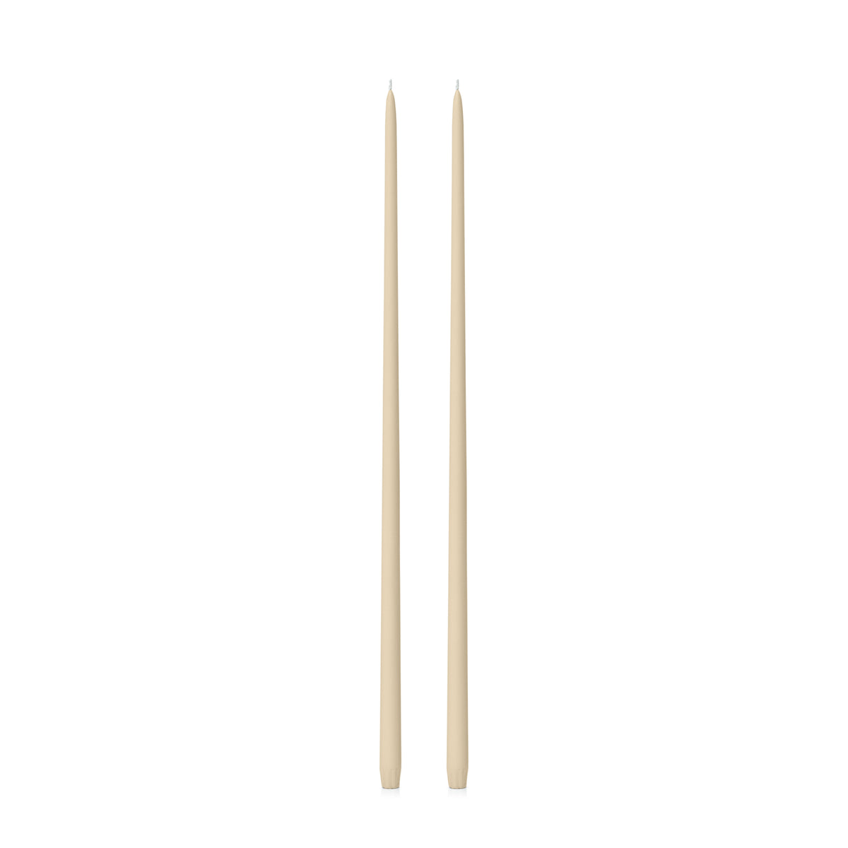 Sandstone 65cm Taper Candles Pack of 2