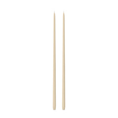 Sandstone 65cm Taper Candles Pack of 2