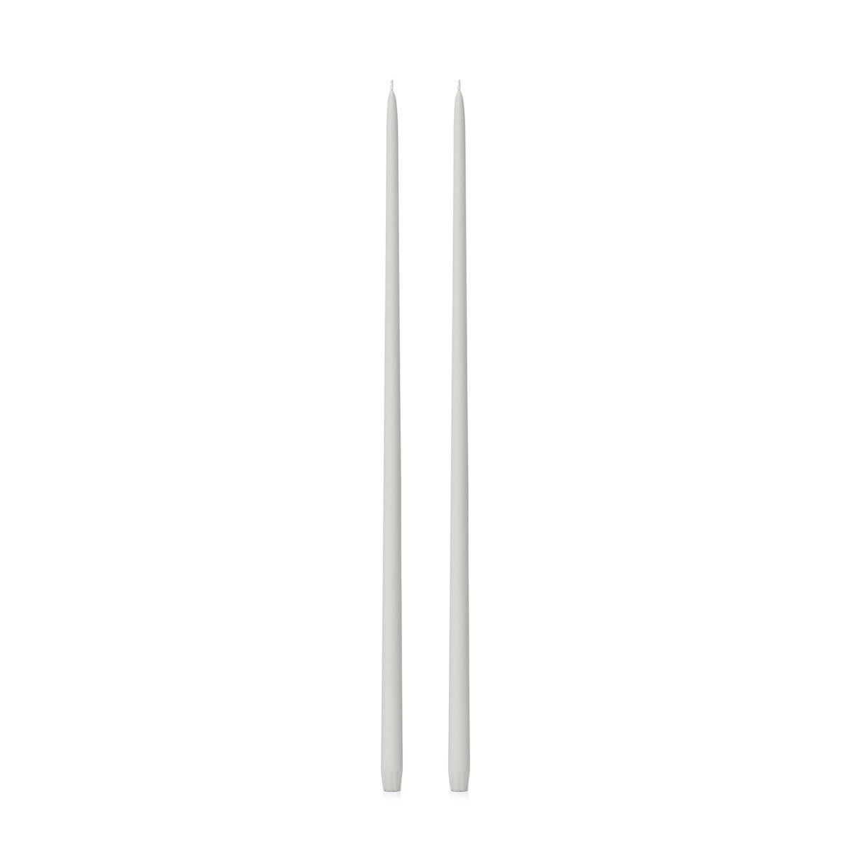 Stone 65cm Taper Candles Pack of 2