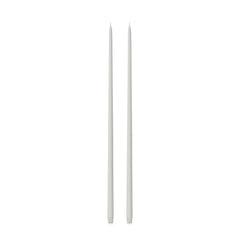 Stone 65cm Taper Candles Pack of 2