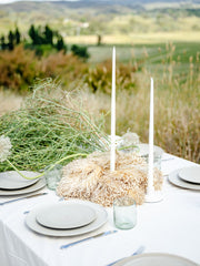 White 65cm Taper Candles - Pack of 96