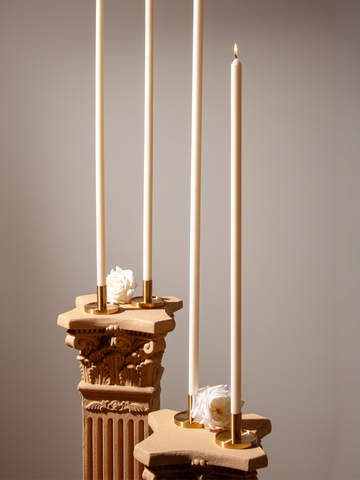 Ivory 80cm Dinner Candles Pack of 1