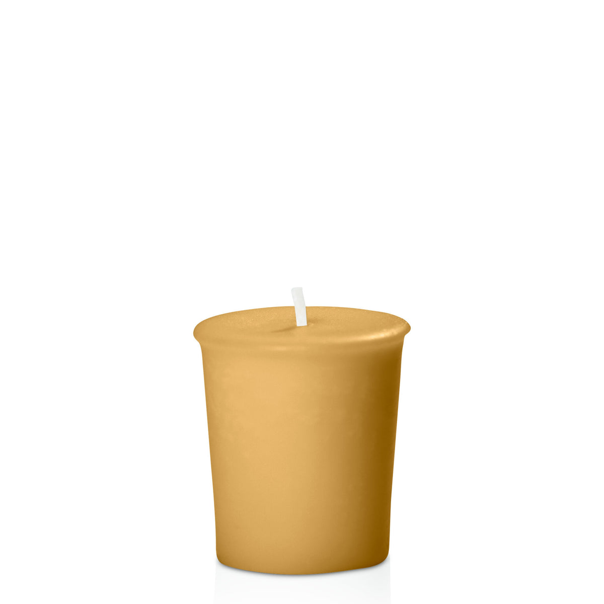 Mustard 4 cm x 5 cm Votives Pack of 6