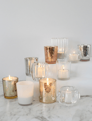 White 4 cm x 5 cm Votives Pack of 6