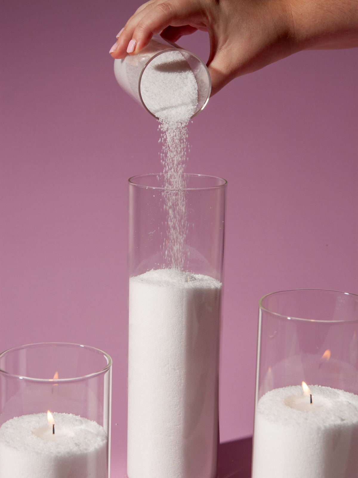 White Pearl Candle Wax - 2kg with 40 Wicks
