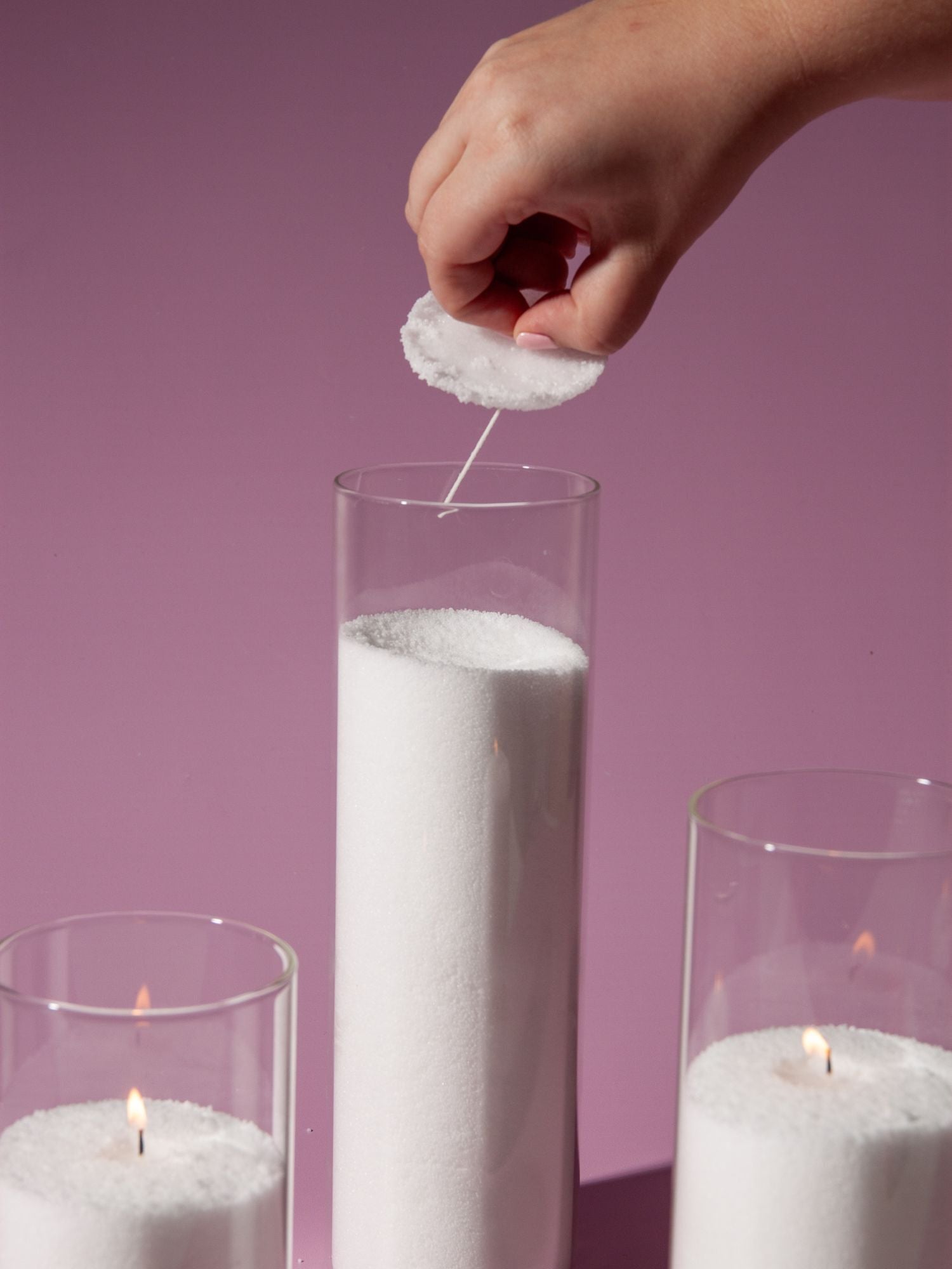 White Pearl Candle Wax - 2kg with 40 Wicks Pack of 1