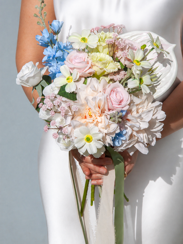 Spring Pastel Wedding Bouquet