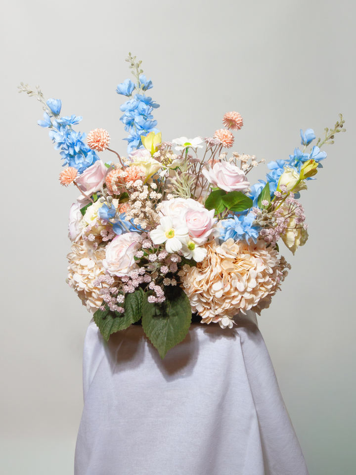 Spring Pastel Wedding Flower Cloud - Large