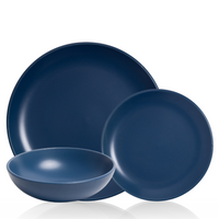 Midnight 12 Piece Dinnerware Set