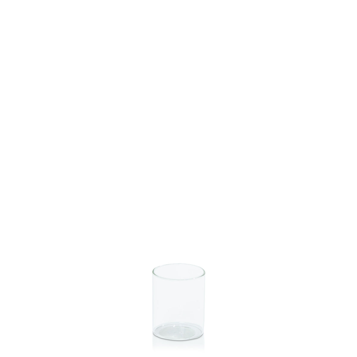 Clear 5.8cm x 7cm Glass Cylinder Pack of 1