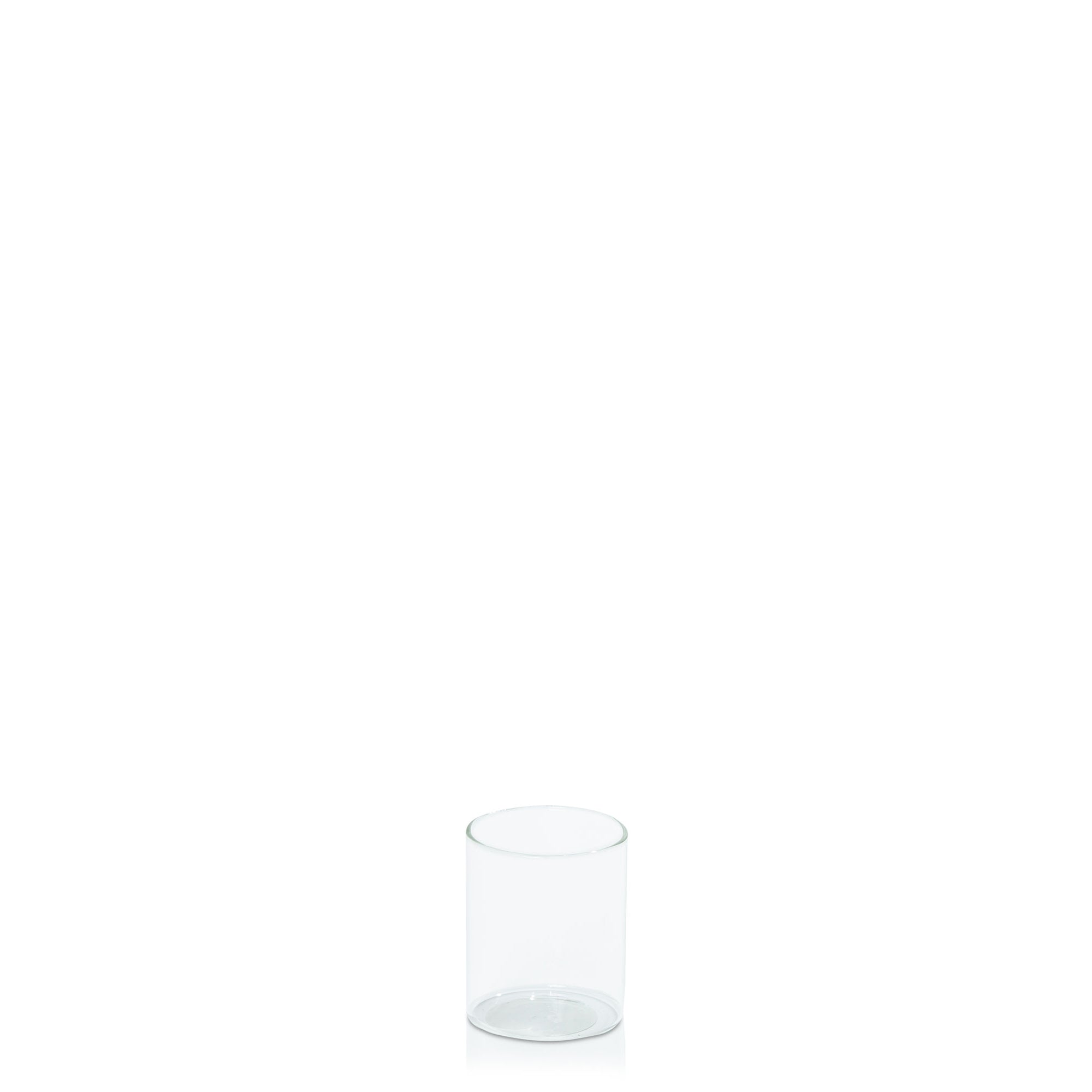Clear 5.8cm x 7cm Glass Cylinder Pack of 1