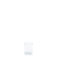 Clear 5.8cm x 7cm Glass Cylinder