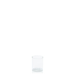 Clear 5.8cm x 7cm Glass Cylinder Pack of 1
