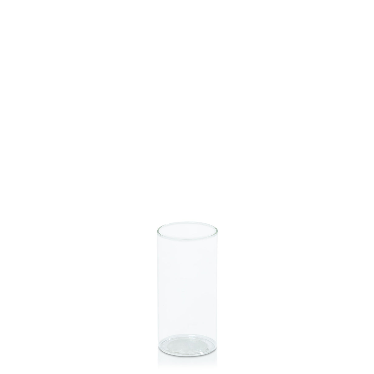 Clear 5.8cm x 12cm Glass Cylinder Pack of 1