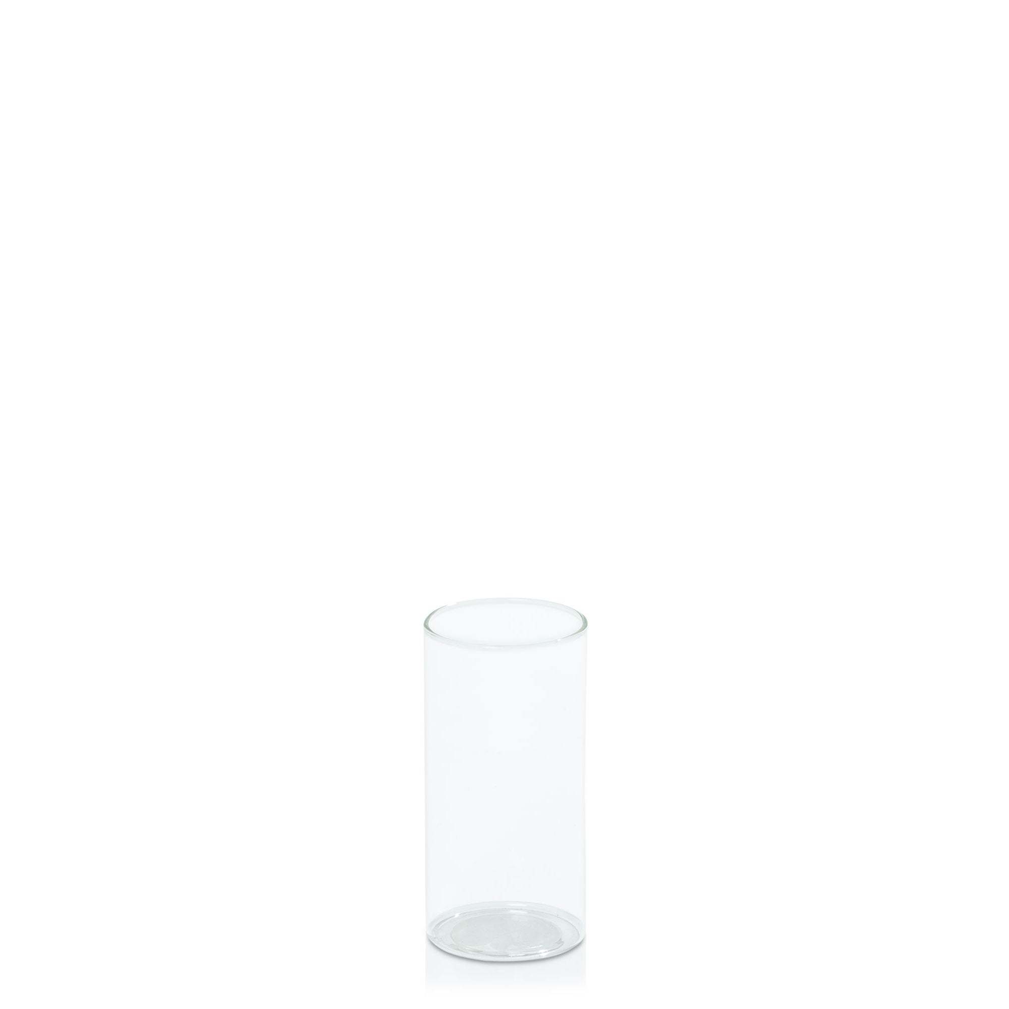 Clear 5.8cm x 12cm Glass Cylinder Pack of 1