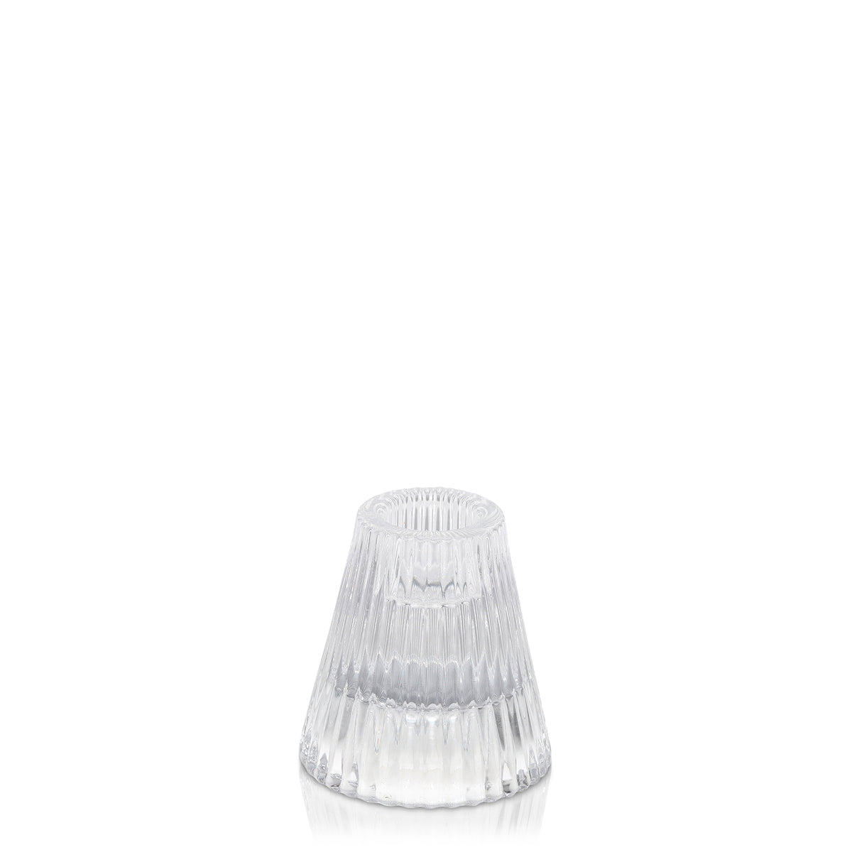 Clear Carlo Vintage Candle Holder Pack of 1