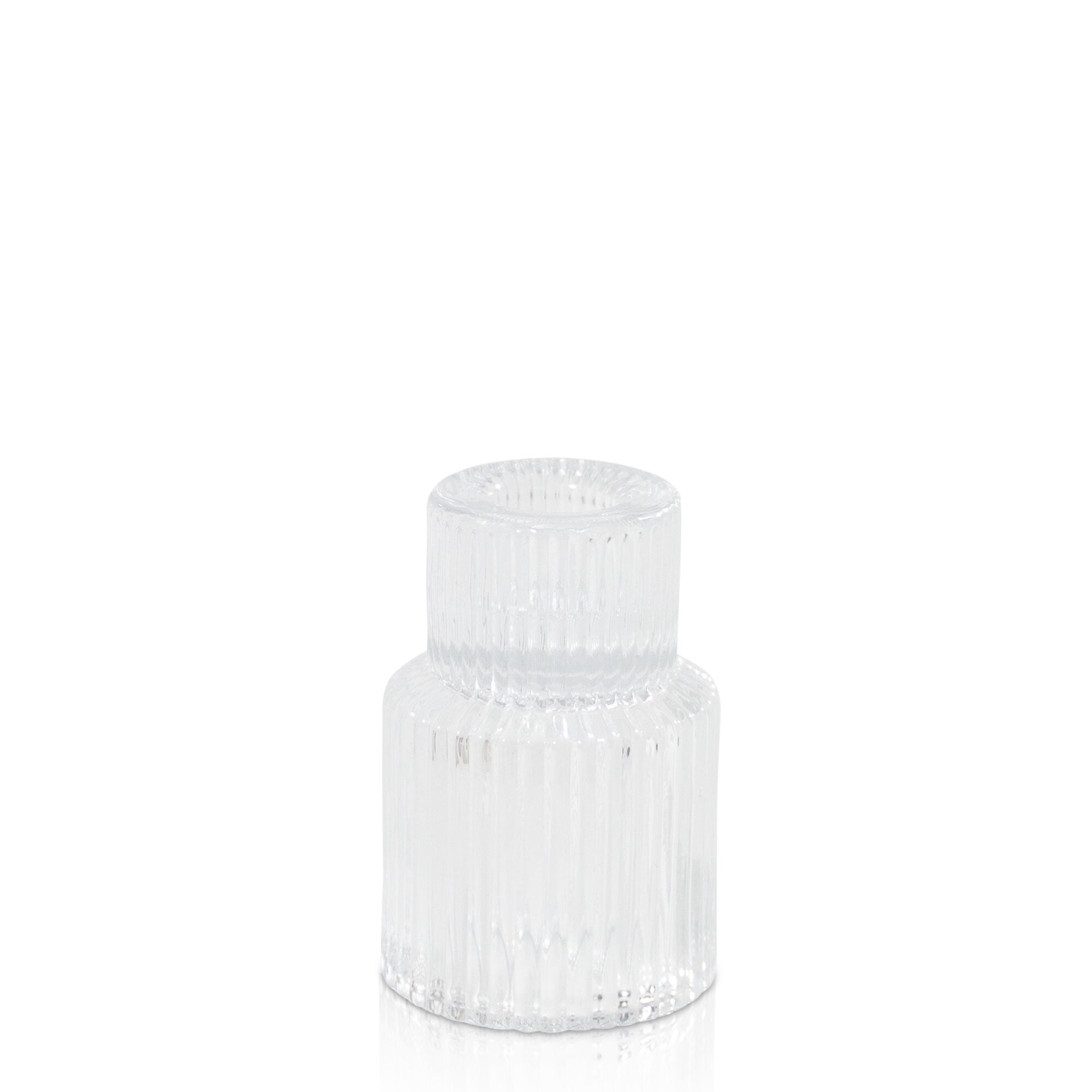 Clear Arlo Vintage Candle Holder Pack of 1