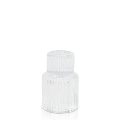 Clear Arlo Vintage Candle Holder Pack of 1