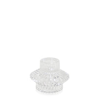 Clear Aida Vintage Candle Holder