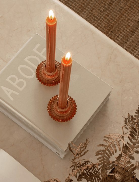 Smoke Aida Vintage Candle Holder Pack of 1