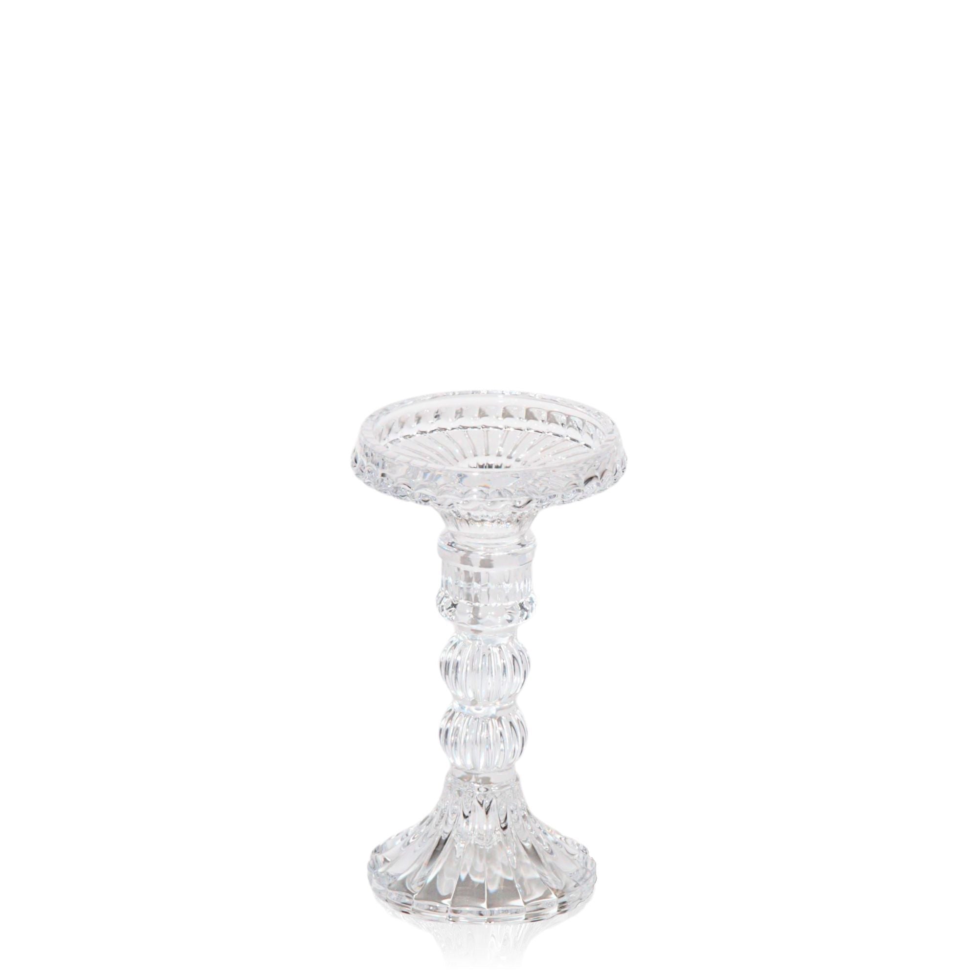 Clear Celestia Glass Candle Holder - Medium Pack of 1