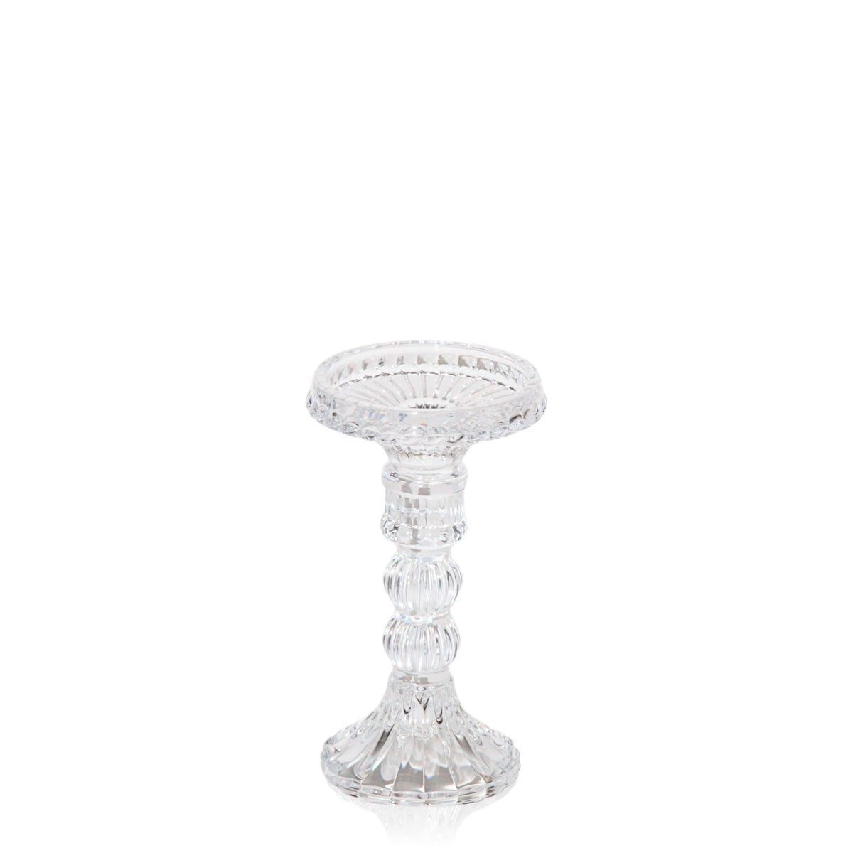Clear Celestia Glass Candle Holder - Medium Pack of 1