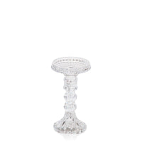 Clear Celestia Glass Candle Holder - Medium