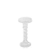 Clear Celestia Glass Candle Holder - Large