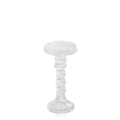 Clear Celestia Glass Candle Holder - Large Pack of 1