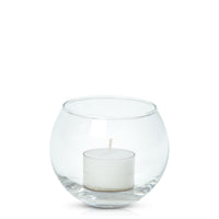 White Acrylic Cup Event Tealight in Fishbowl
