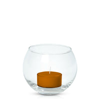 Baked Clay Tealight in Fishbowl Pack
