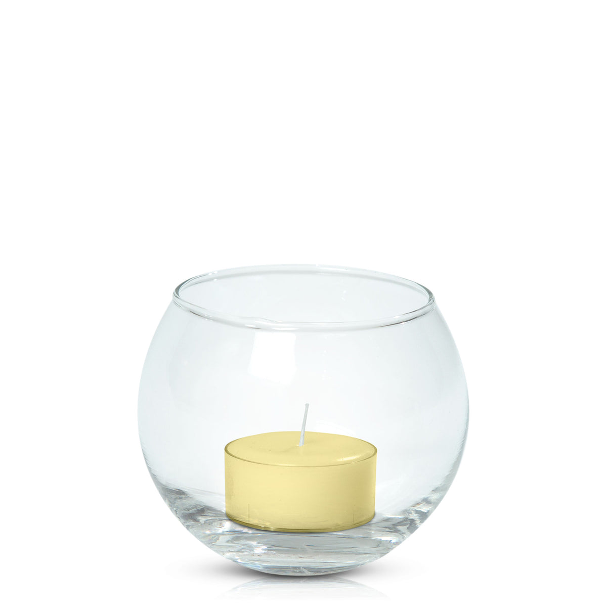 Lemon Tealight in Fishbowl Pack Pack of 24
