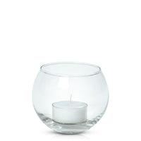 White Tealight in Fishbowl Pack