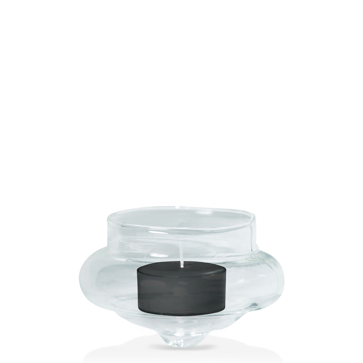 Black Tealight in Floating Holder Pack Pack of 24