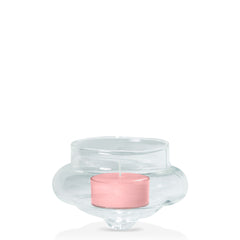 Coral Pink Tealight in Floating Holder Pack Pack of 24