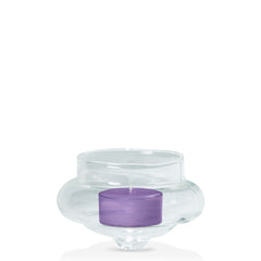 Purple Tealight in Floating Holder Pack Pack of 24