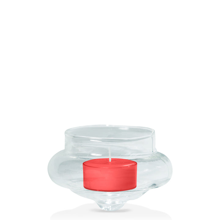 Scarlet Tealight in Floating Holder Pack Pack of 24
