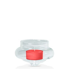 Scarlet Tealight in Floating Holder Pack Pack of 24