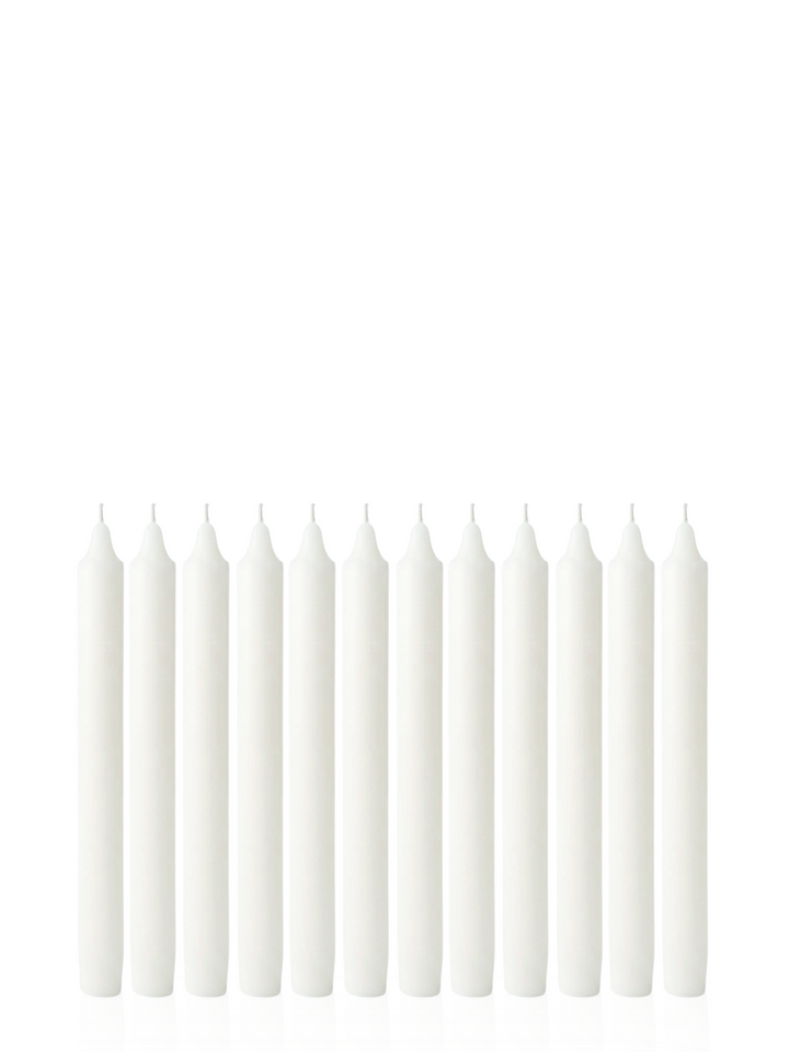 White Event Dinner Candles