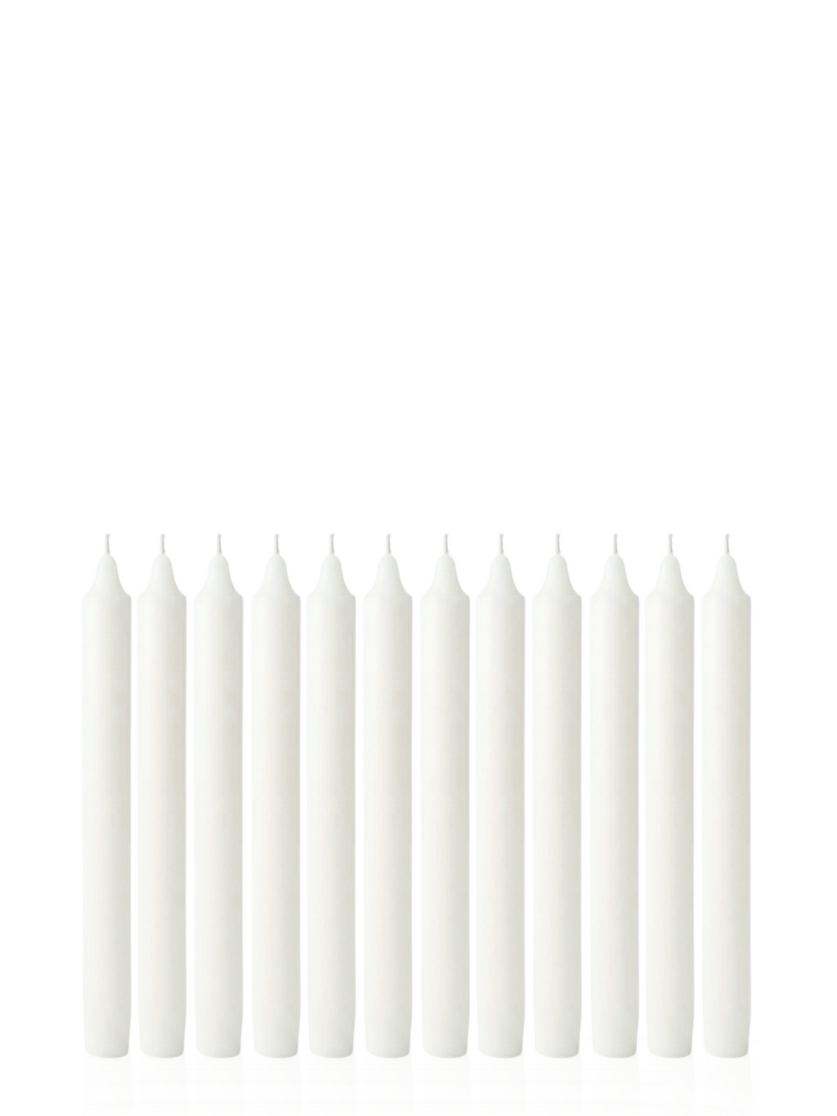 White Event Dinner Candles - Pack of 144