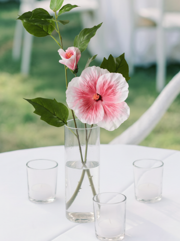 Pink Hibiscus Spray Pack of 1