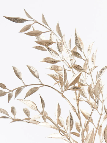 Ruscus Champagne Metallic Spray Pack of 1