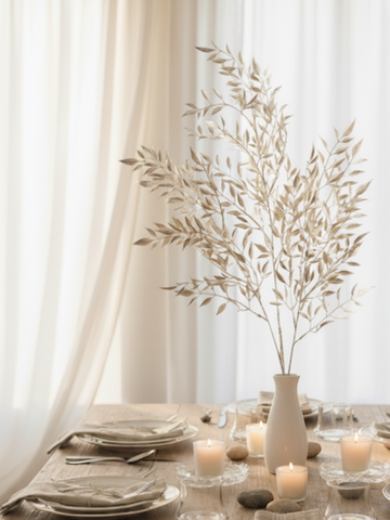 Ruscus Champagne Metallic Spray Pack of 1