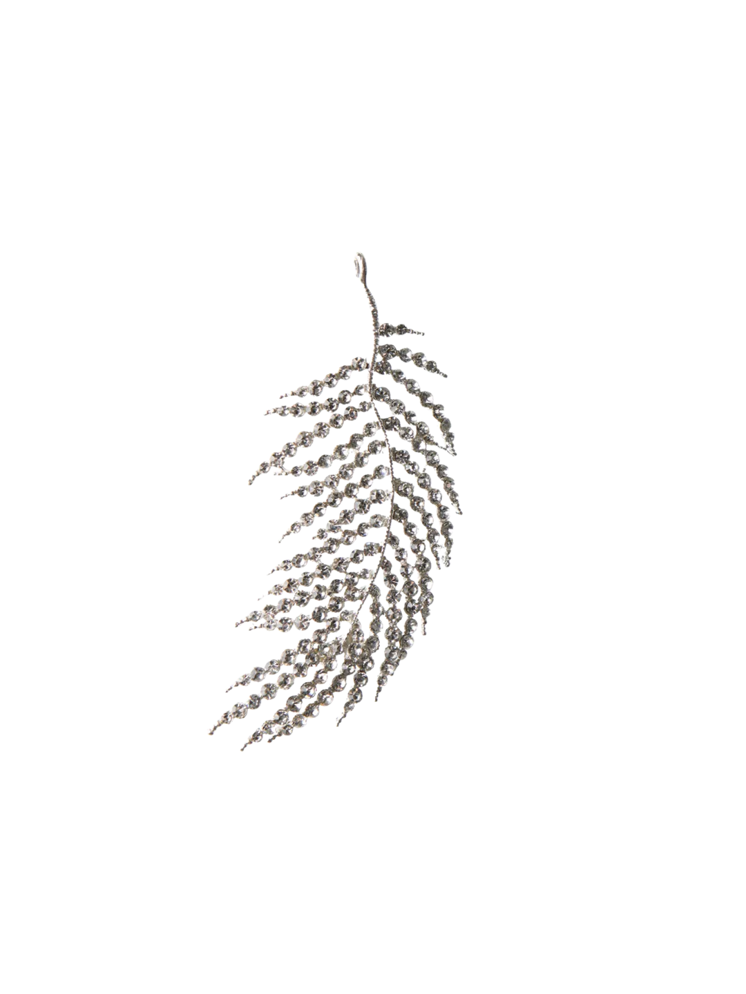 Ornament Leaf Crystal Pack of 1