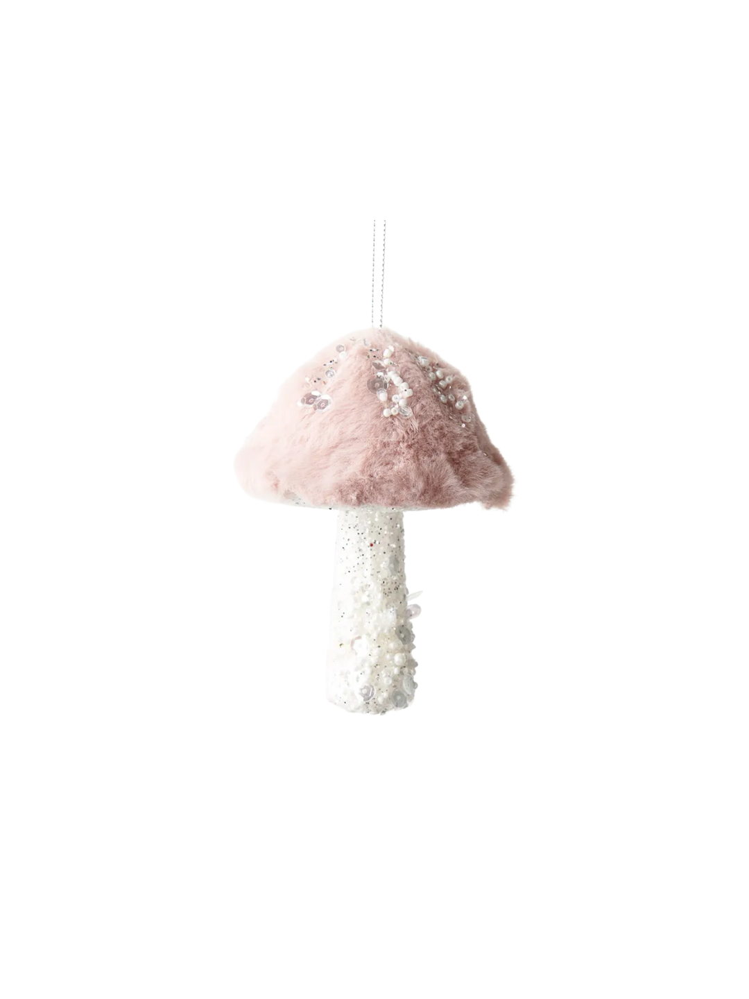 Ornament Mushroom Glitter Pack of 1