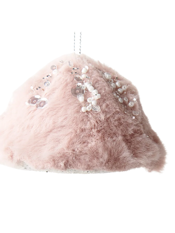 Ornament Mushroom Glitter Pack of 1