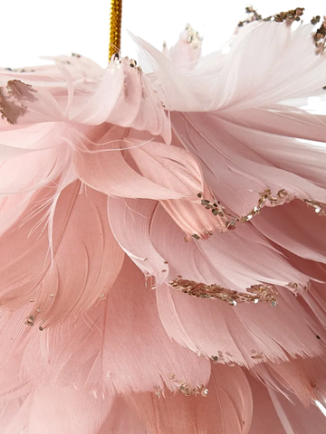 Ornament Plumage Glitter Pack of 1