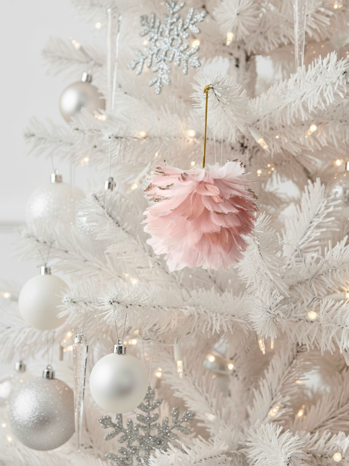 Ornament Plumage Glitter Pack of 1